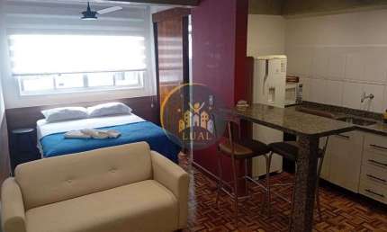 STUDIO MOBILIADO NO CENTRO $ 2.500,00 com condomínio