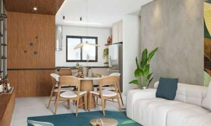 Apartamento com área privativa no Jardim Riacho das Pedras