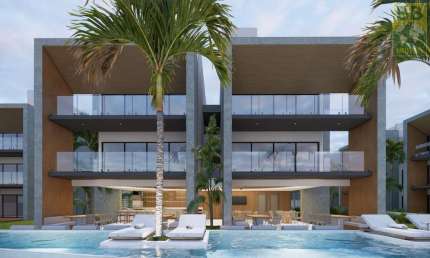 Apartamento para Venda em Nísia Floresta, Praia de Tabatinga, 2 dormitórios, 1 suíte, 2 banheiros, 2 vagas