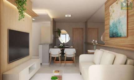 Apartamento para Venda em Natal, Ponta Negra, 2 dormitórios, 1 suíte, 2 banheiros, 1 vaga
