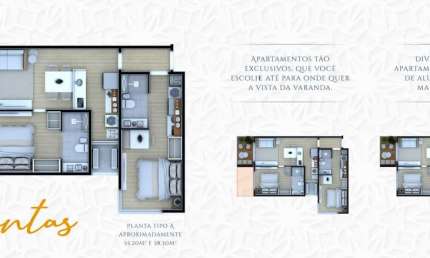 Apartamento para Venda em Natal, Petrópolis, 2 dormitórios, 2 suítes, 2 banheiros, 1 vaga
