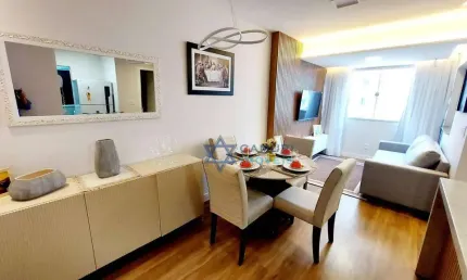 Apartamento com 1 dormitório à venda, 50 m² por r$ 640.000,00 - praia de itapoã - vila velha/es
