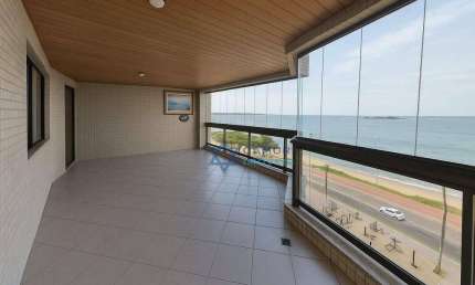 Frente mar! Apartamento 4 dormitórios à venda, 190 m² por R$ 2.420.000 - Praia de Itaparica - Vila Velha/ES