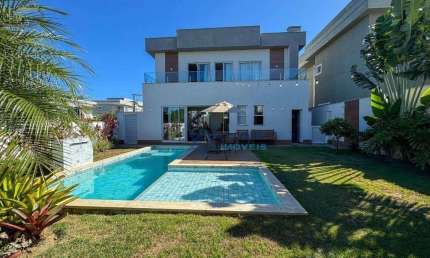 Casa em condomínio fechado com 4 quartos à venda na Avenida Talma Rodrigues Ribeiro, Boulevard Lagoa, Serra