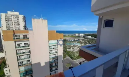 Excelente cobertura com 3 dormitórios à venda,  no jockey de itaparica - vila velha/es