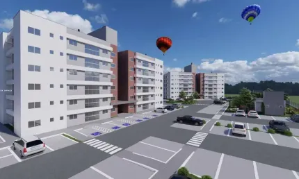 Apartamento para Venda em Torres, Parque do Balonismo, 2 dormitórios, 1 suíte, 2 banheiros, 1 vaga