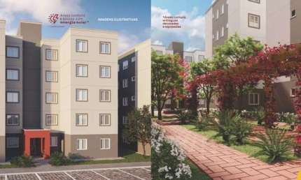 Apartamento residencial para Venda em condominio fechado, Sim, Feira de Santana, 2 quartos, 1 sala, 1 banheiro, 1 vaga, 40m² área total.