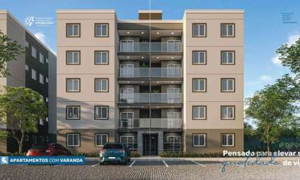 Apartamento residencial para Venda em condominio fechado, Sim, Feira de Santana, 2 quartos, 1 sala, 1 banheiro, 1 vaga, 43m² área total.