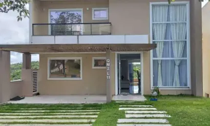 Casa residencial para venda em condominio fechado, alphaville (abrantes), camaçari, 4 suítes, 2 salas, 5 banheiros, 4 vagas, 320m² área total.