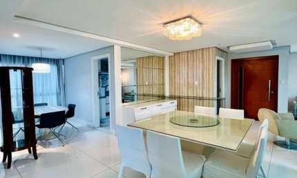 Apartamento residencial para Locação condominio fechado, na Santa Mônica, Feira de Santana, 3 suítes, 2 salas, 4 banheiros, 3 vagas 200 m² área total