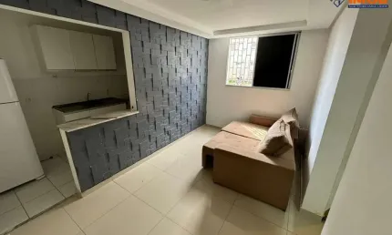 Apartamento residencial para Venda em condominio fechado, 35º Bi, Feira de Santana, mobiliado, 1 dormitório, 1 sala, 1 banheiro, 1 vaga, 45m² área