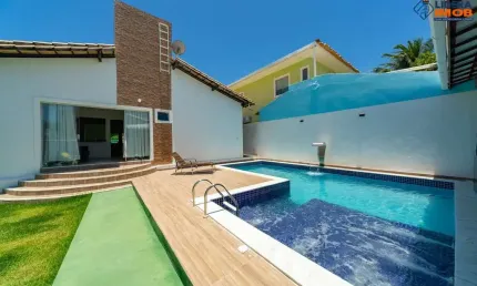 Casa residencial para Venda, em condominio fechado, Guarajuba (monte Gordo), Camaçari, 5 suítes, 2 salas, 6 banheiros, 10 vagas 1.000m² área total