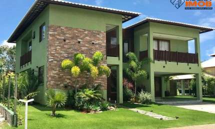 Casa na Praia do Forte, Alto Padrão, Mobiliada, para Venda, 6 Suítes, Área Gourmet, Condomínio Ilha dos Pássaros.