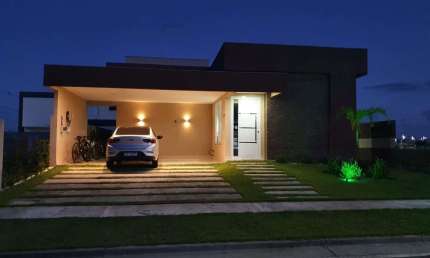 Casa Residencial para Venda, 4 Quartos, Suíte, 4 Vagas Garagem, Condomínio Terras Alphaville, no Jardim Limoeiro, em Camaçari, Área Total 320 m².