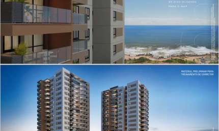 Lançamento Apartamento residencial para Venda, em condominio fechado, Costa Azul, Salvador, 3 quartos sendo 1 suíte, 2 salas, 2 banheiros, 1 vaga 73 m
