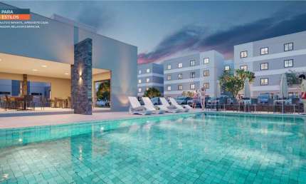Apartamento residencial para Venda em condominio fechado, Papagaio, Feira de Santana, 2 dormitórios, 1 sala, 1 banheiro, 1 vaga, 41,39 m² área total.