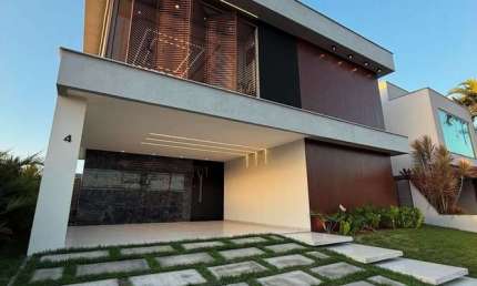 Casa residencial para Venda em condominio fechado, no Papagaio, Feira de Santana, 5 quartos, 4 suítes, 2 salas, 5 banheiros, 2 vagas 260 m² área total