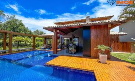 Casa residencial para Venda em condominio fechado, praia do forte, Mata de São João, 4 suítes, 1 sala, 5 banheiros, 1 vaga 400 m² área construída