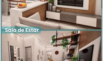 Lançamento Casa residencial para Venda no condominio Moradas Papagaio, Papagaio, Feira de Santana, 2 quarto, 1 sala, 1 banheiro, 1 vaga 162,93 m² áre