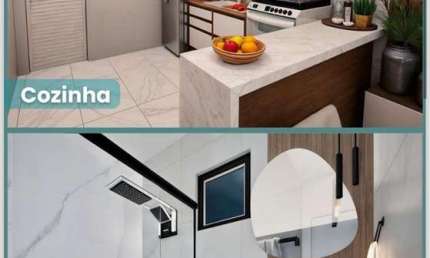 Lançamento Casa residencial para Venda no condominio Moradas Papagaio, Papagaio, Feira de Santana, 2 quarto, 1 sala, 1 banheiro, 1 vaga 45,28 m² área