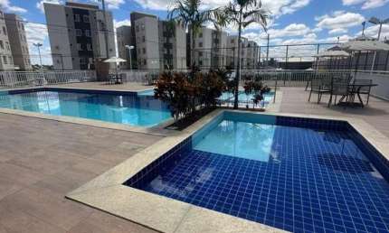 Apartamento residencial para Venda em condomínio fechado, Mangabeira, Feira de Santana, 2 quartos, 1 sala, 1 banheiro, 1 vaga, 60m² área total.