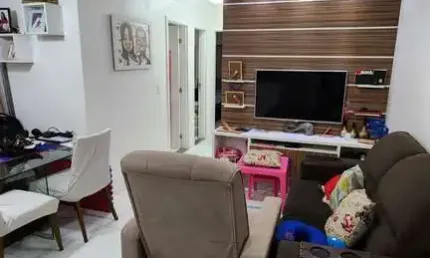 Apartamento residencial para venda em condominio fechado, jardim das margaridas, salvador, 2 quartos sendo 1 suíte, 1 sala, 2 banheiros, 1 vaga