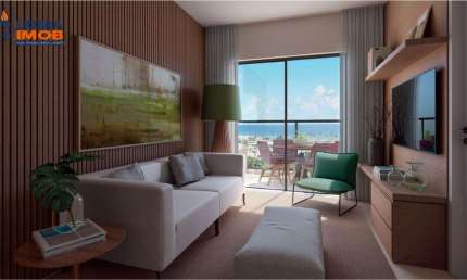 Apartamento em Stella Mares, 1 Suíte, Varanda, para Venda, no Condomínio Premium Stella Mares, em Salvador, Área de 46,91 m². vista mar