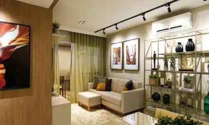 Apartamento na Santa Teresa, 2 Quartos, 1 Suíte, Varanda, Lançamento, para Venda, no Residencial Versailles, em Salvador, Área de 61 m².