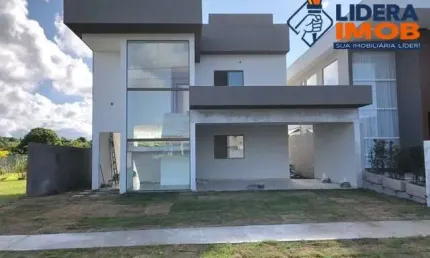 Casa no Jardim Limoeiro, Duplex, 4 Quartos, 3 Suítes com Closet, Área Gourmet, para Venda, no Cond Terras Alphaville, em Camaçari.