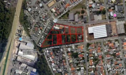 Terreno à venda na Rua Lufrido Costa, 520, Pinheirinho, Curitiba