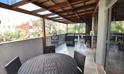Cobertura com 3 quartos à venda na rua bernardo guimarães, 2154, lourdes, belo horizonte por r$ 3.200.000