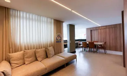 Apartamento com 3 quartos à venda na rua henrique sales, 252, luxemburgo, belo horizonte por r$ 1.100.000