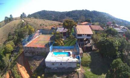 CHÁCARA COM 4.000M² EM SANTA BRANCA - SP COM PISCINA E CAMPO DE FUTEBOL  CH00363