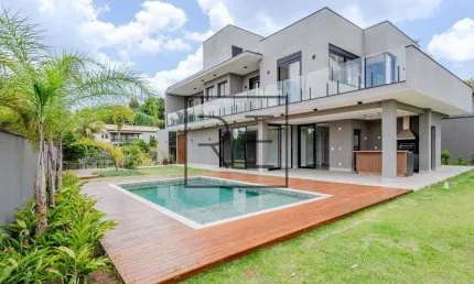 Condomínio Vinhas da Vista Alegre, Luxo de casa com 437 m² mata privativa.