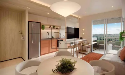 Apartamento à venda em Campinas, Parque Rural Fazenda Santa Cândida, com 2 quartos, com 57 m²