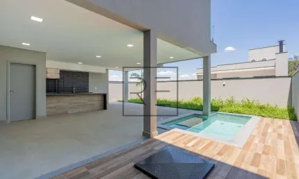 Casa à Venda no Residencial Mont'Alcino, térrea, 3 suítes, Valinhos