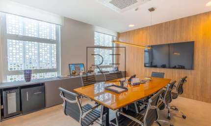 Andar Comercial Mobiliado na Nova Campinas com 7 Salas e 5 Vagas