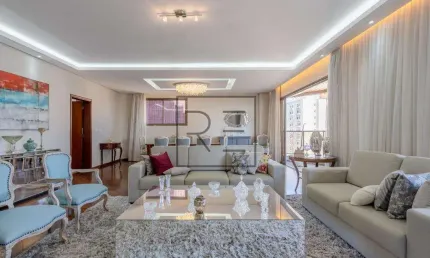 Apartamento de 235 m², com 4 quartos e 3 suítes para venda ou locação no cambuí
