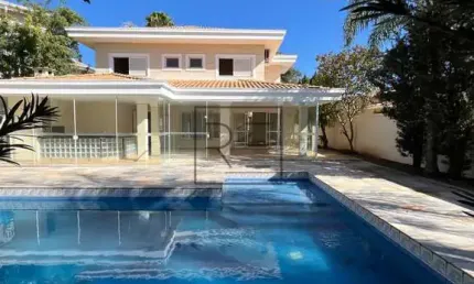 Casa de alto padrão para locação  - 4 suítes e 420 m² – alphaville campinas