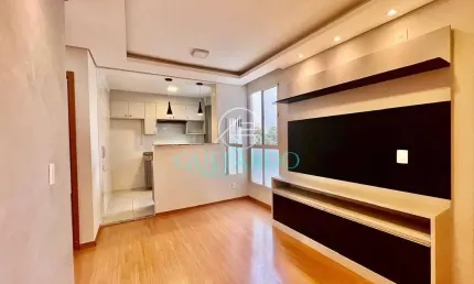 Apartamento à venda, sala, 2 dormitórios, cozinha com armários planejados. Cond. Spazio La Vitta, G