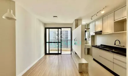 Apartamento para locação, Gleba Palhano - Edifício Freedom Palhano - 1 Suíte - Lavabo - Sacada - Sa