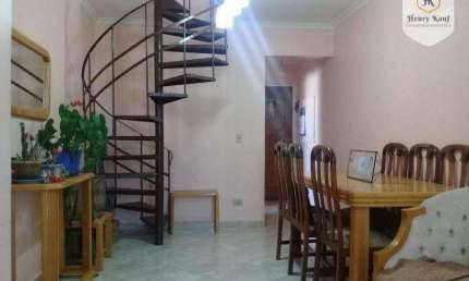 Cobertura Duplex com 3 dormitórios e 2 vagas à venda, 157 m² - Tatuapé - São Paulo/SP