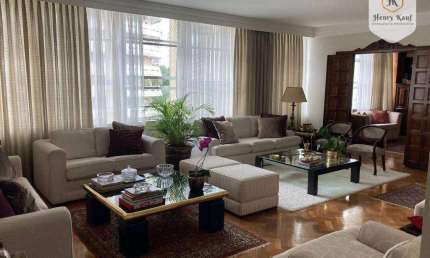Apt.c/4 dormitórios (2 suítes) e 4 vagas, 275 m² - venda por R$ 2.590.000 ou aluguel por R$ 16.557/mês - Higienópolis - São Paulo/SP