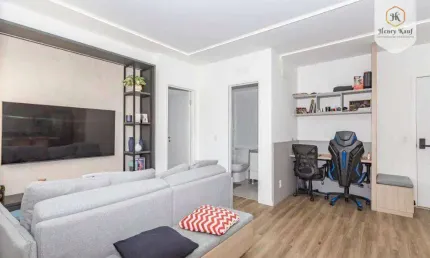 Apto. c/1 suíte e living ampliado, 1 vaga à venda, 63 m² por R$ 1.070.000 - Brooklin - São Paulo/SP