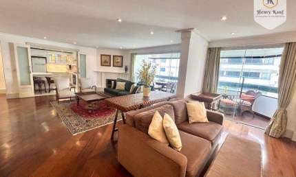 Apartamento com 4 dormitórios (1 suíte), 2 vagas para alugar, 147 m² por R$ 17.800/mês - Moema - São Paulo/SP