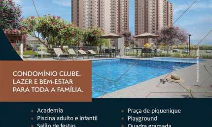 Apartamento com 2 quartos à venda na GYN 20, 1, Parque Eldorado Oeste, Goiânia por R$ 274.000