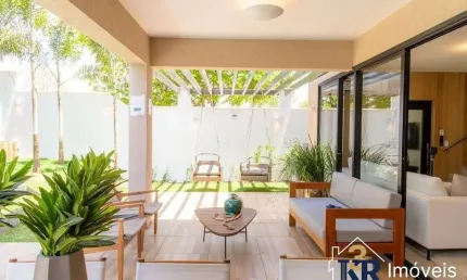 Casa em condomínio fechado com 4 quartos à venda na avenida euclides da cunha, 6, residencial jardins lyon, aparecida de goiânia por r$ 266.596