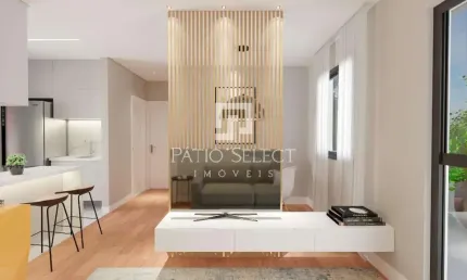 Apartamento  de 1 a 2 quartos, 01 vaga de garagem, sacada com churrasqueira, boa vista - curitiba/pr