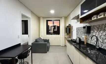 Apartamento novo, mobiliado na região do Centro de Curitiba-Pr