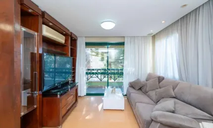 Apartamento mobiliado, face norte,  prox ao mercado municipal - curitiba  pr